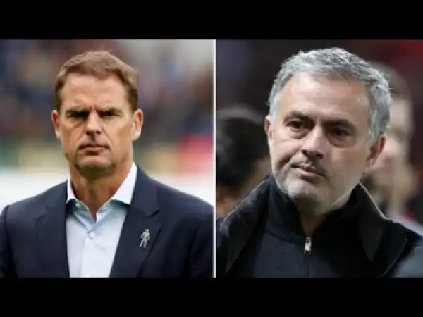 Video: Frank De Boer Has A Very Classy Response To Jose Mourinho